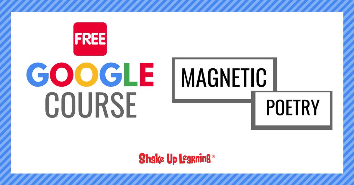 I have a FREE Mini-Course: How to Create Magnetic Poetry with Google Slides and Google Drawings!
Learn super cool Google tricks and how to create interactive learning!
https://shakeuplearning.teachable.com/p/magnetic-poetry …
#edtech #edchat
