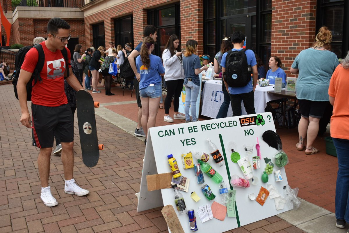 okstate's tweet photo. Happy to celebrate #EarthDay with the SGA Sustainability Committee and #okstate student orgs at the annual Earth Fest! https://t.co/mETR3yZIwT