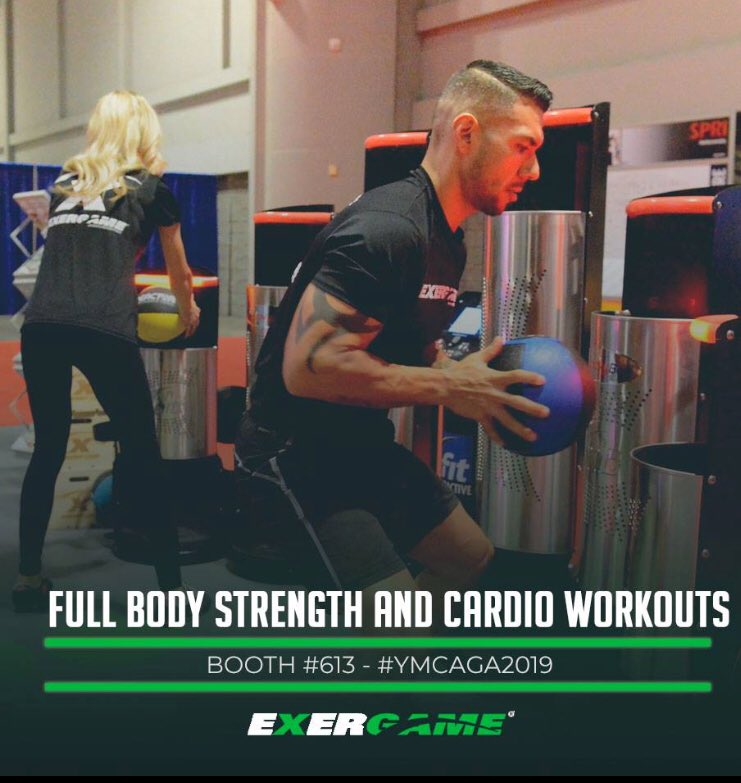 ExergameFitness's tweet photo. Come how you can improve strength and cardio with the Heavy Ball this July at the YMCA General Assembly ➡️https://t.co/VsglcUXlF0

#YMCAGA #Booth613 #Fitness #Exergame #HeavyBall https://t.co/V7bUYdpd0y