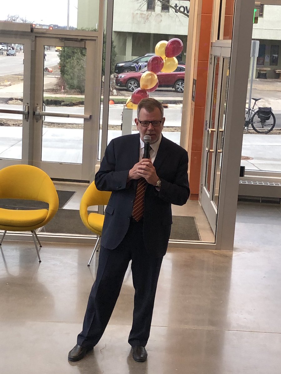 patrickseeb's tweet photo. After receiving a well deserved proclamation from @knorton29, @PrezKaler retorts “I often receive explanations and defamations but not very many proclamations.” #congratulations #RochMN @UMNews @UMRochester #thanksforyourservice #dmcmn @DMCMN #discoverysquare https://t.co/eVVvaIMoiB