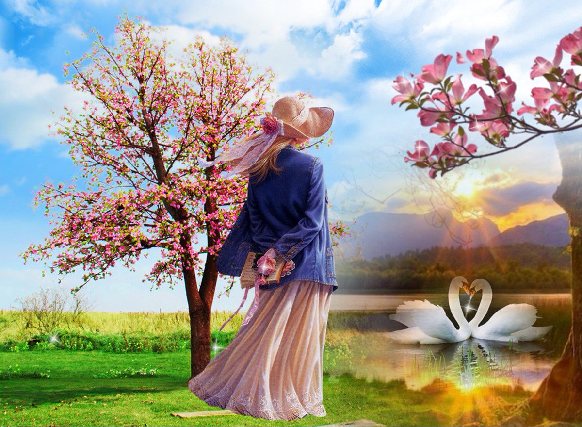 桜から

　ハナミズキの
　　　花へと

　優しい風が
　　　また季節を
　　　　塗り替えて
　　　　　　ゆく…

ハナミズキの
　薄紅色の花が

　　さりげなく
　　　　咲いていた…

　どうか
　　　季節が
　　　　巡るように

　　　　私の想いも
　　　　　　叶います ように…