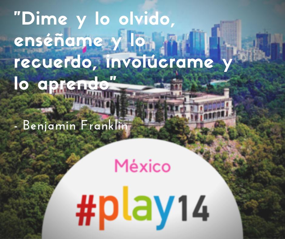 # play14 es una desconferencia, donde todos los asistentes también son colaboradores. Todo lo que necesitan hacer es presentarse y se le dará la oportunidad de proponer algunos juegos o jugar los juegos propuestos por los demás.
#play14 #play14Mexico #play14Mx