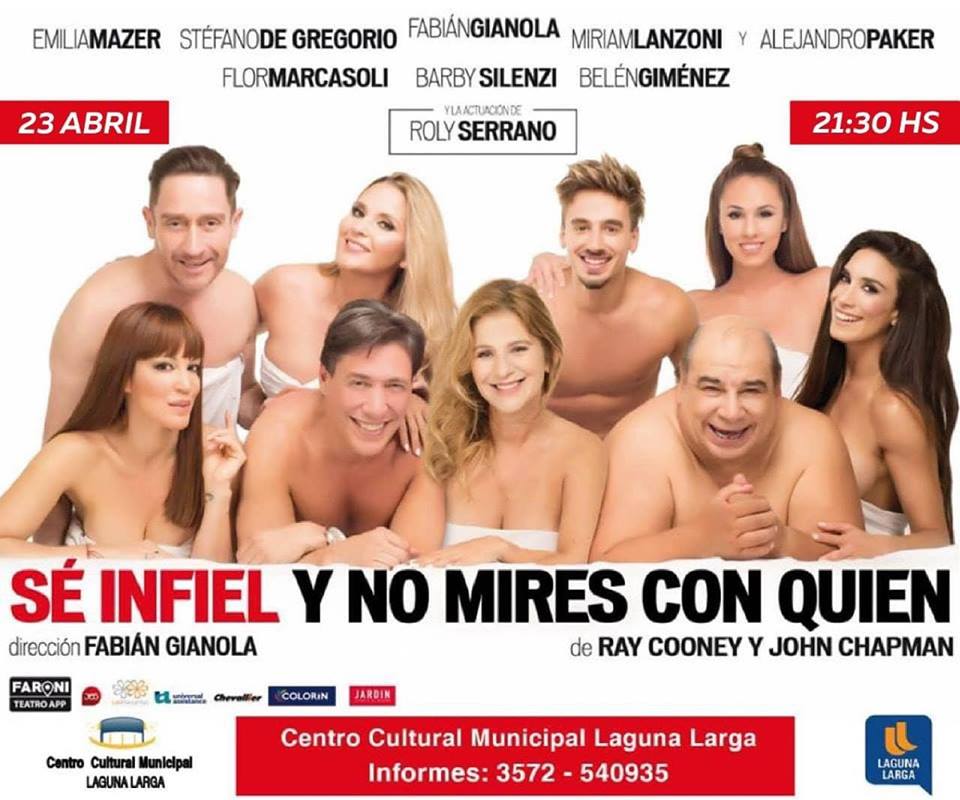 de_lacancha's tweet photo. Ganate entradas para #SeInfiel !!!
Dale RT y tus datos.
Atentos en #LagunaLarga y la zona, pares de entradas para este martes 23/4
LA OBRA EXITO DEL VERANO!!!
Gracias @fedegarciaok https://t.co/R2K008jGSC