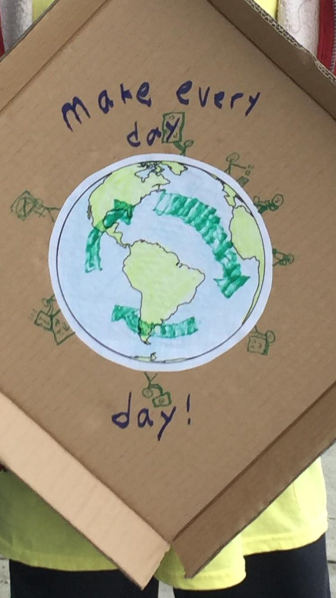 My kid made this for the March For Science in 2017. Every day is Earth Day.❤️#HappyEarthDay2019 #LoveYourPlanet #LoveYourMother
#MakeEveryDayEarthDay 🌎🌍🌏
