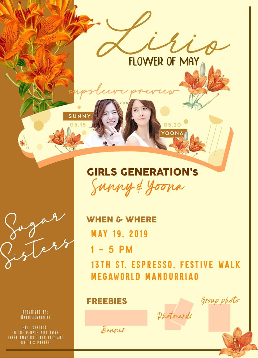 aianLim_'s tweet photo. [Share] 

[ YOONA &amp; SUNNY Cupsleeve 
Event ] 

Inviting all sones in Iloilo !
We'll be having a birthday cupsleeve event 
for our Sunshine Sunny and to our Goddess Yoona ..

 #SunYoon #YoonA #Sunny #BirthdayFanGathering #이순규 #임윤아 https://t.co/9H9k8ocw0I