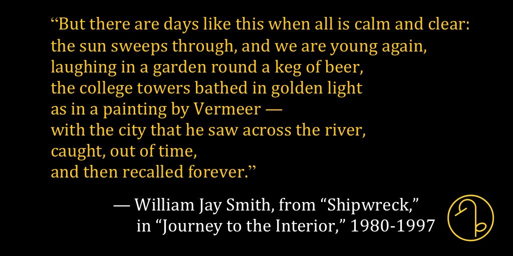 Happy Birthday American poet and former U.S. Poet Laureate  William Jay Smith (April 22, 1918 August 18, 2015) 