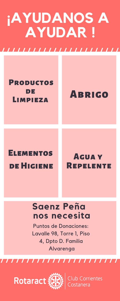 Todos podemos poner nuestro granito de arena, no te quedes con las ganas. Ayúdanos a ayudar 💪🏼