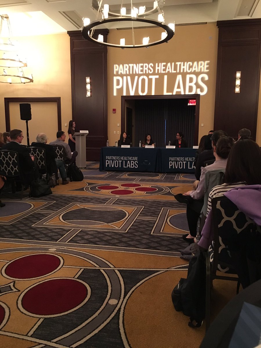 Great event by <a href="/BWHiHub/">Brigham Digital Innovation Hub</a> and <a href="/connectedhealth/">PartnersConnectHlth</a> on the productization of digital health products #healthtech #digitalhealth