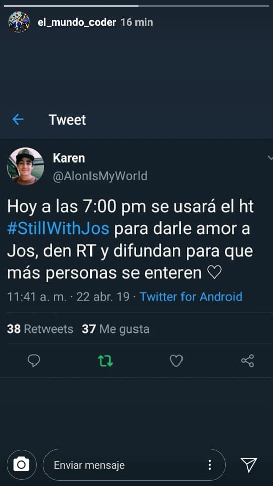 FJalonsa's tweet photo. ⚠¡Atencion coders!⚠
#cd9devuelta
#cd9estamosconustedes
#siempreCD9
#SiempreJuntosSiempre
#CoderPower
#WeAreBackCD9
#JosLasCodersTeExtrañamos
#Codigo9
#LaResurrecciónDeCD9
#StillWithJos
Veremos cuántas coders siguen vivas 💞👀no somos fadom somos la mejor familia tan unida ❤️ https://t.co/DUhsub2g44