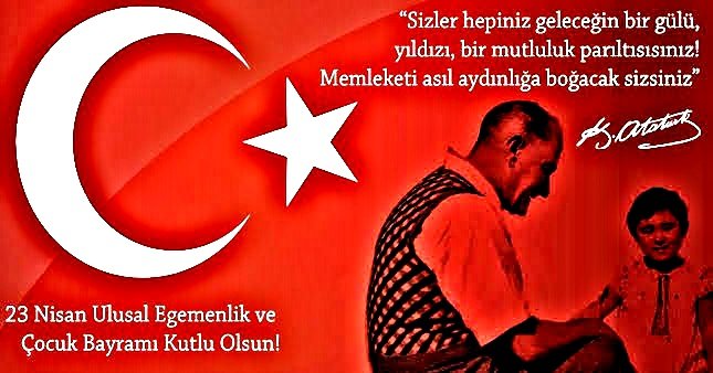 tlnymrt's tweet photo. 23 Nisan Ulusal Egemenlik Ve Çocuk Bayramı Kutlu Olsun! https://t.co/EBUmY3Jagf