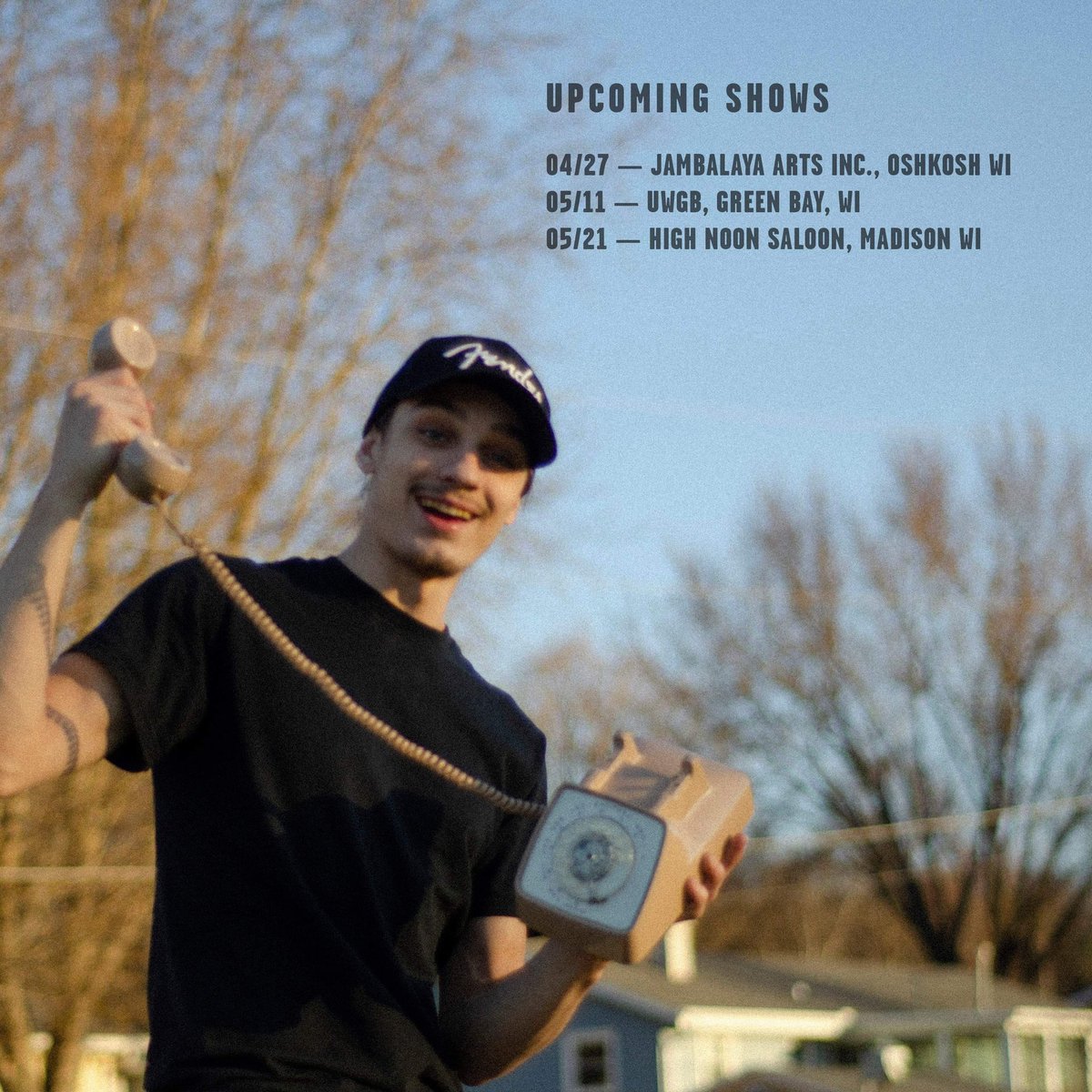 Oh gee-wiz there friendo! I didn't even see you there. How rude. Well... here are some more upcoming shows to make it up to you.