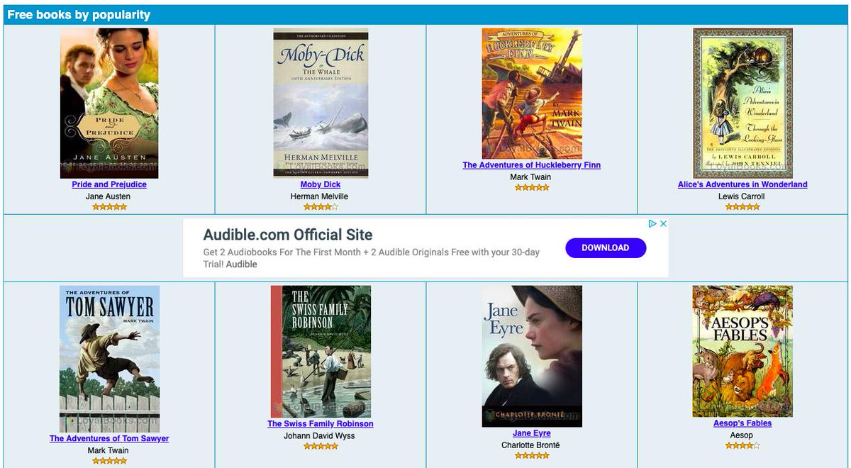 にゃんこ先生 英語学習 留学情報を発信 英語学習におすすめのサイト Loyalbooks 8000冊以上の洋書が無料で読め ほとんどの本に音声が付いている 人気の本top100や 子供向け ミステリー ファンタジー 小説等ジャンル別にカテゴライズされ