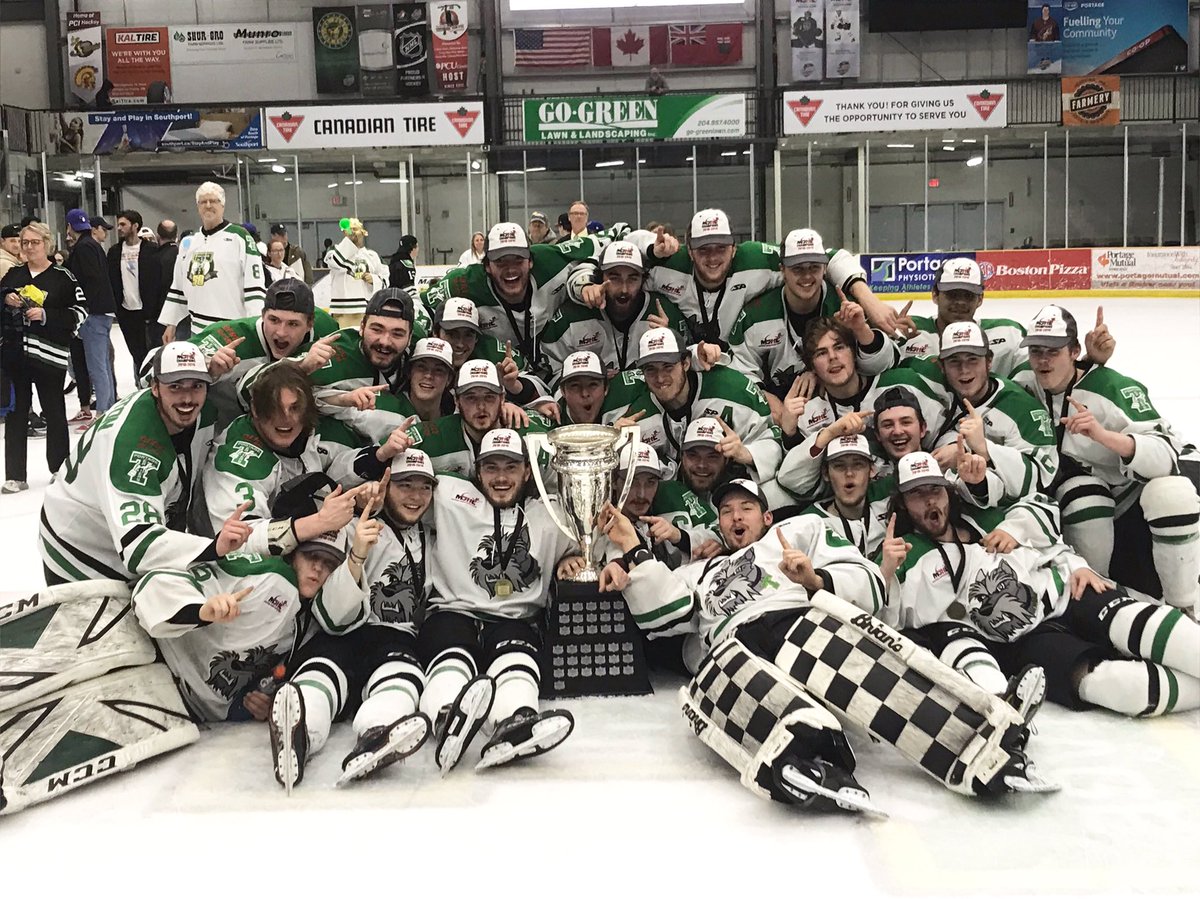 mjhlhockey's tweet photo. Congratulations to the 2019 #MJHL #TurnbullCup CHAMPIONS! https://t.co/dQAHzk4Uu1