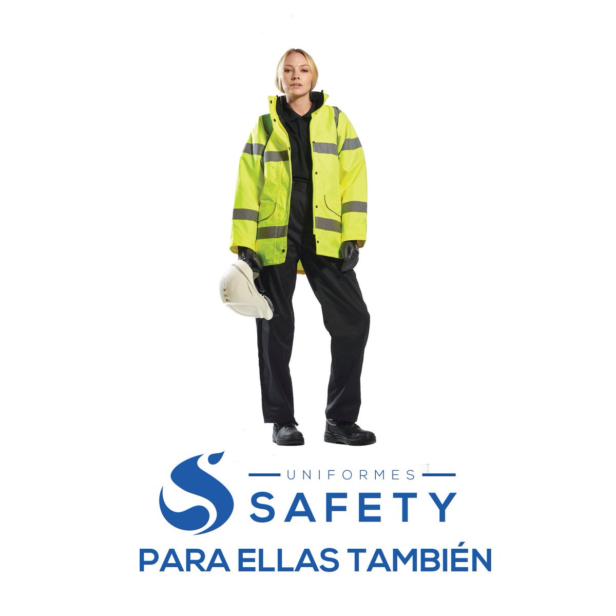 Nuestra amplia gama de prendas de altavisibilidad cumple estrictos requisitos de diseñoy confección, para asegurar su conformidad conlas últimas normas EN ISO 20471 y ANSI.

Esta chaqueta #Premium de #UniformeSafety es impermeable y transpirable con costuras encintadas.