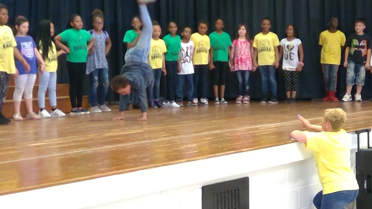 PrincipalofMP's tweet photo. Meherrin-Powellton Students enjoyed our SOL Pep Rally! They are getting psyched up to do their best on the SOL Tests! #MPEaglesStrong #BrunswickStrong https://t.co/x8rmZZHbjU