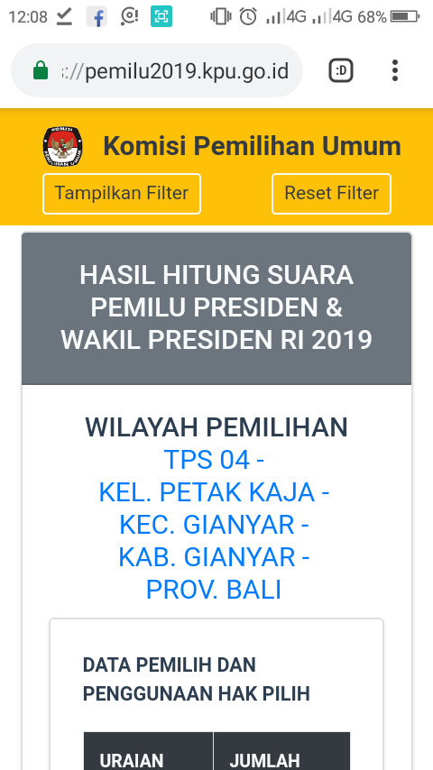 Longgtg's tweet photo. Propinsi Bali waoowww pemecah Rekor 😱😱😱

#KPUJanganSalahInputData https://t.co/AiRl0ECbvn