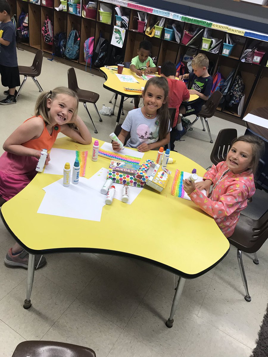 Our alphabet countdown started! Only 26 days left with this amazing kinder students. Today was A day so we celebrated by making some art creations!