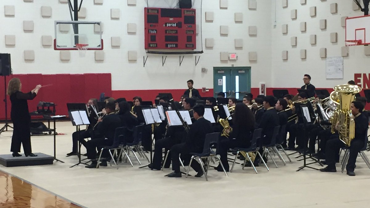 Ensor honor band putting on a great show at the NEST! #WeAreEnsor #TEAMSISD