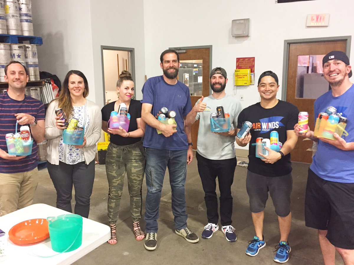 FairWindsBrew's tweet photo. Easter is a little different here at the brewery 🍺 > 🥚
Thanks to @OcelotBrewing @Aslin_BeerCo and @Crookedrunbrew for these cans at our staff training! 🧡
•
•
•
#craftbeerhunters #hoppyeaster #novabreweries #drinklocal #brewcommunity #soothersmaydrink #beersteregghunt https://t.co/ZTtoKan1bg