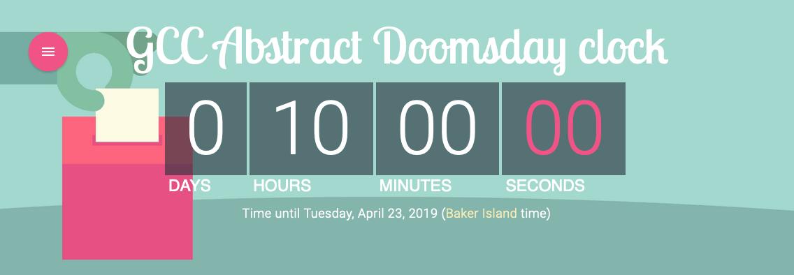 galaxyproject's tweet image. 10 hours remaining to submit talk proposals for the 2019 Galaxy Community Conference. Share your work and learn from others working in #DataIntensiveScience #UseGalaxy galaxyproject.org/events/gcc2019… timeanddate.com/countdown/elec…