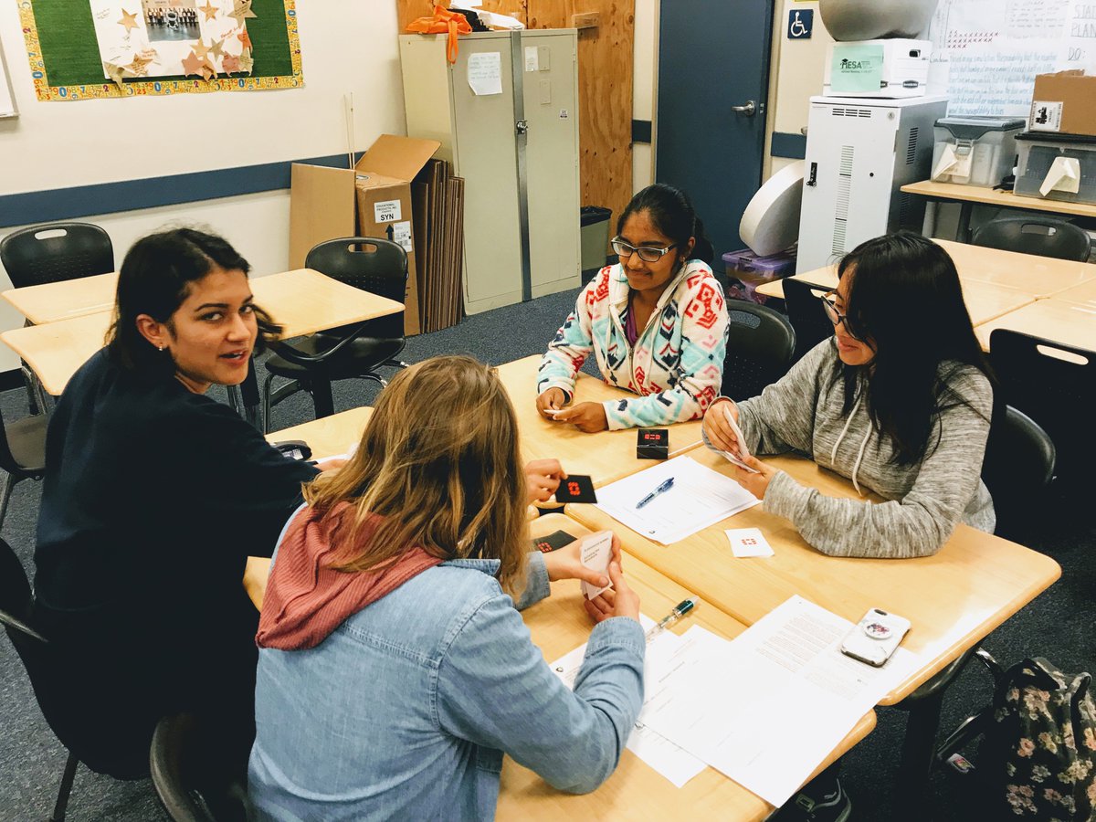 ProgramCyber's tweet photo. How do you intro #CyberSecurity to #HighSchool #kids? (hint: NOT straight to the shell) ... We use board games! @d0x3d , #CardsAgainstSecurity @CAH, #Hacker @ThinkFun, #TheSecurityCards: @tamaradenning  &amp; @yoshi_kohno, #Stratego [Learn more here: https://t.co/JnUA67TZMC] https://t.co/f37M56LLsz