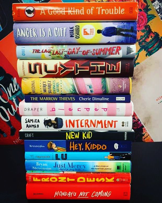 projectlituhs's tweet photo. 14 books, seven young adult and seven middle grade have been announced so far for next year!  
#bookstack #bookstagram #books #read #justreadit #readingmatters #bookdesert #projectlitbookclub #projectlitcommunity #umatillareads #uhsvikings #umatillavikings https://t.co/Ul8QjC6BRU