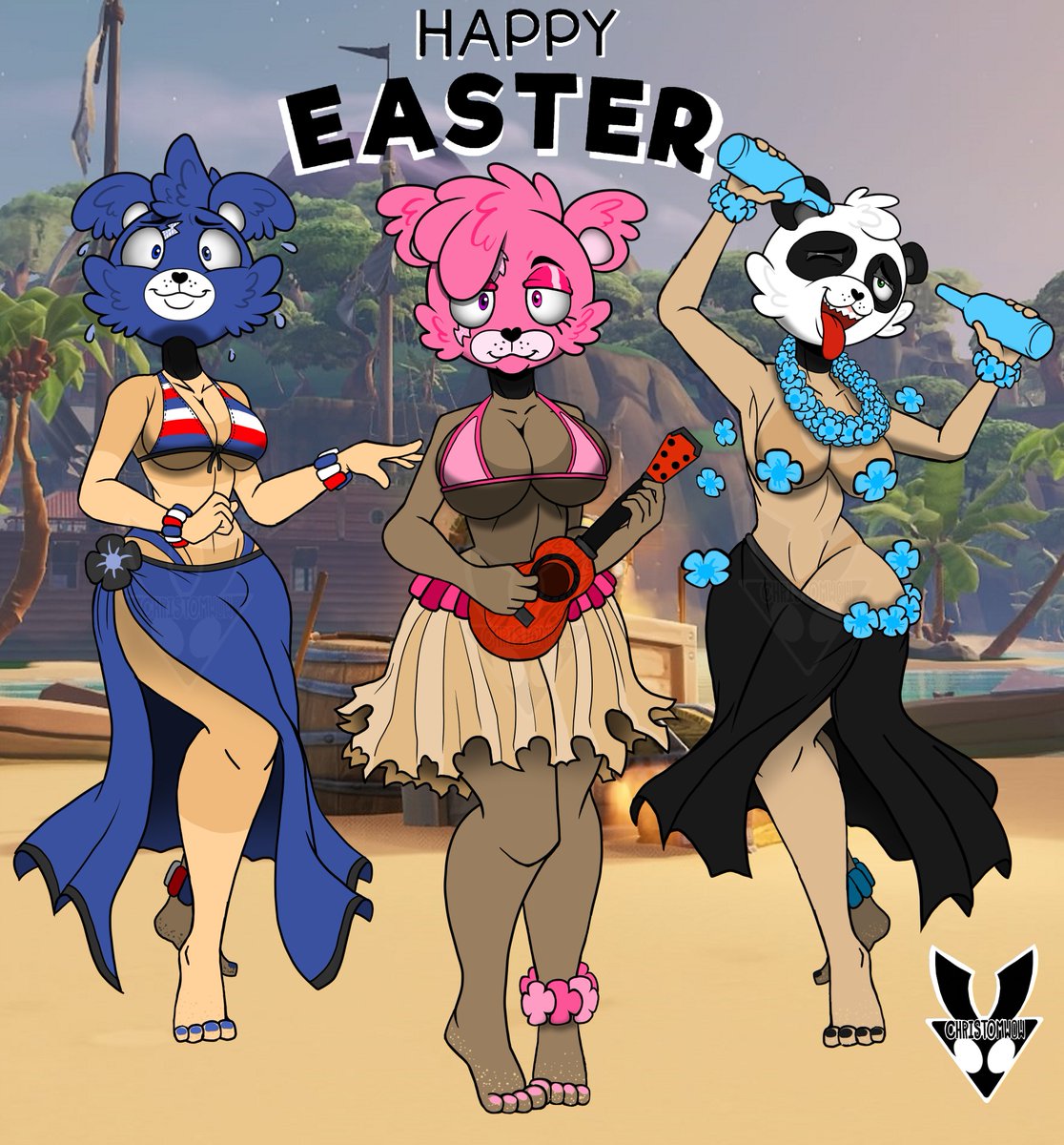Christomwow Ar Twitter Happy Easter Everyone Sorry I Was Late Enjoy Scary Blue Bear The Drunk Panda And The Goofy Pink Bear Also In Fortnite When You Fly In The Airplane You Fortnite Easter Thicc Fortnite Easter Thicc Christomwow Ar Twitter Happy Easter Everyone Sorry I Was Late Enjoy Scary Blue Bear The Drunk Panda And The Goofy Pink Bear Also In Fortnite When You Fly In The Airplane You