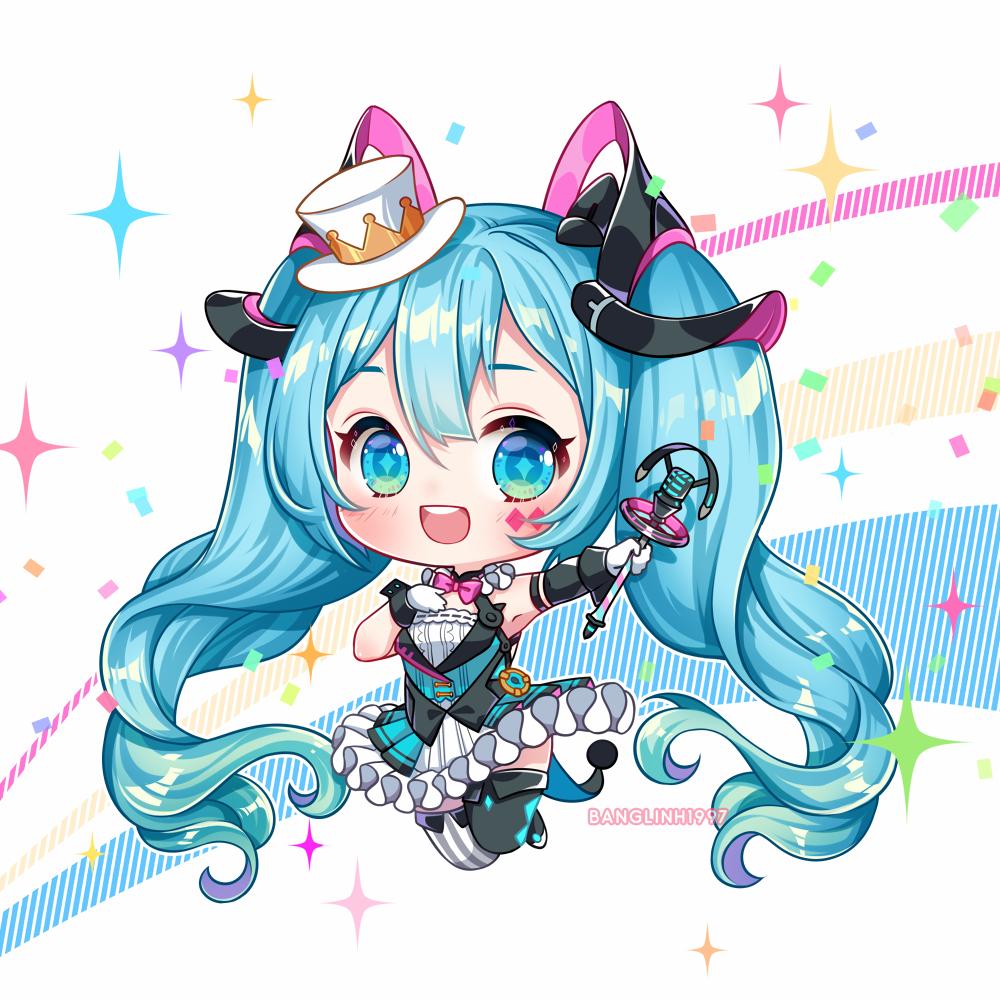 NinaMeowMeowCh's tweet photo. Magical Mirai Miku 2019 is so cuteeeee guys  ( ﾉ°∀°)ﾉ*:･ﾟ✧ https://t.co/h8G7u4HqrP