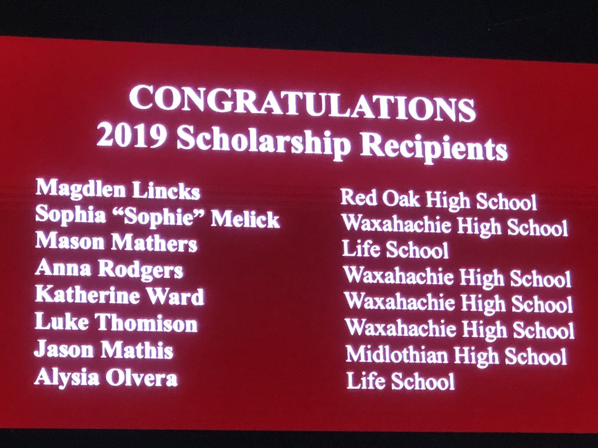 EllisAggiesClub's tweet photo. Congratulations to #EllisAggies’s 2019 #Aggie #Scholarships! #EllisAggies are proud you’ll be on campus in the fall to carry on our beloved #AggieTraditions! https://t.co/qAMhKsIBXA