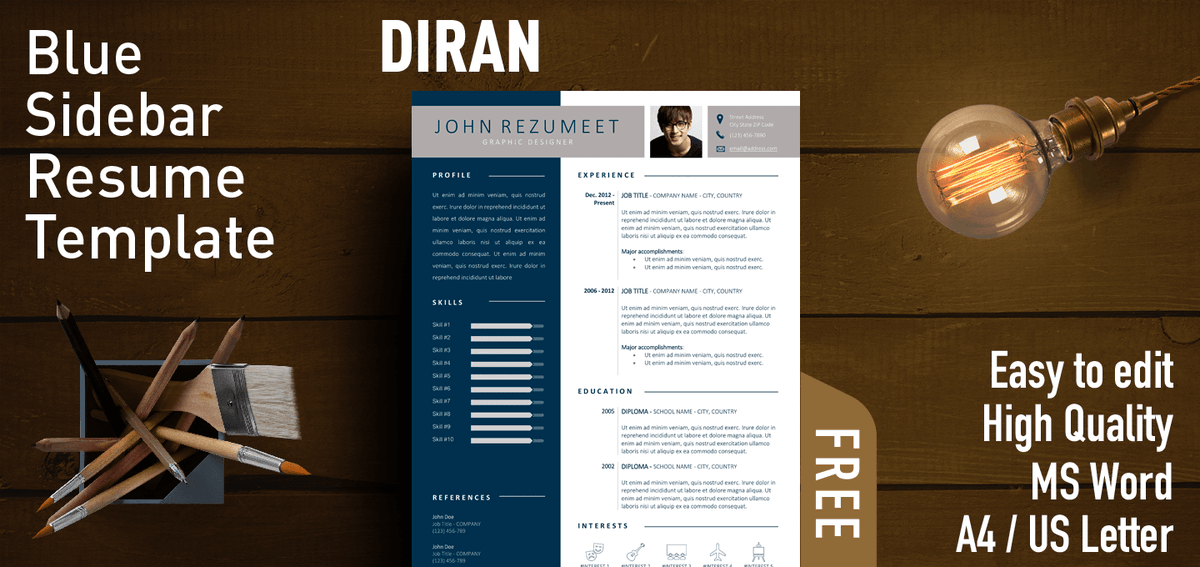 rezumeet's tweet photo. Why would you pay for a modern and professionally-designed #resume template when you can have it for #free? https://t.co/kxkUNL6fki #Office365 #jobsearch @rezumeet https://t.co/M41z5VESuh