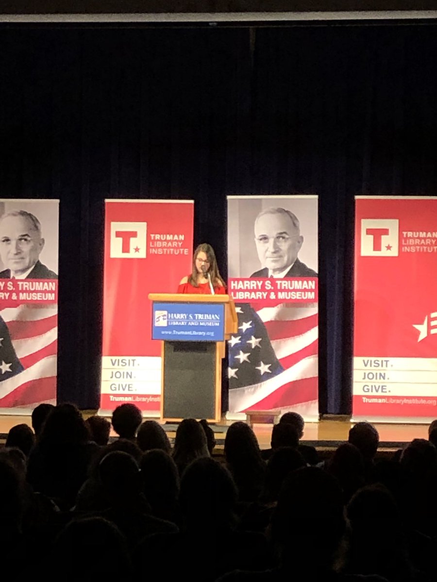 What a fantastic evening of oratory at Harry S. Truman Library. Students from across the Midwest joined together to speak about what they believe in!