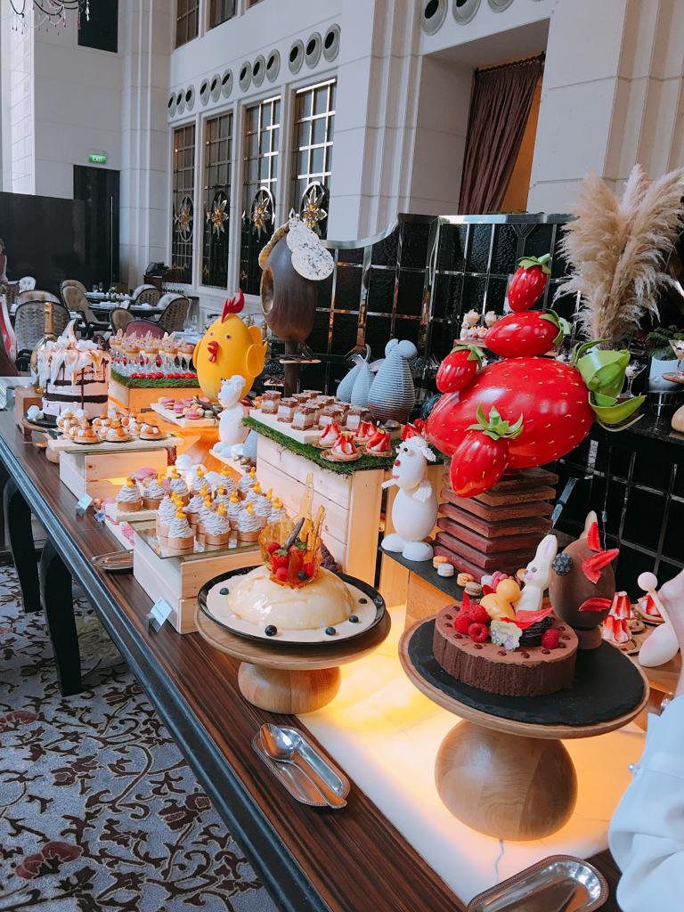 Here's a throwback to last Sunday's Easter brunch feast at Brasserie Les Saveurs!