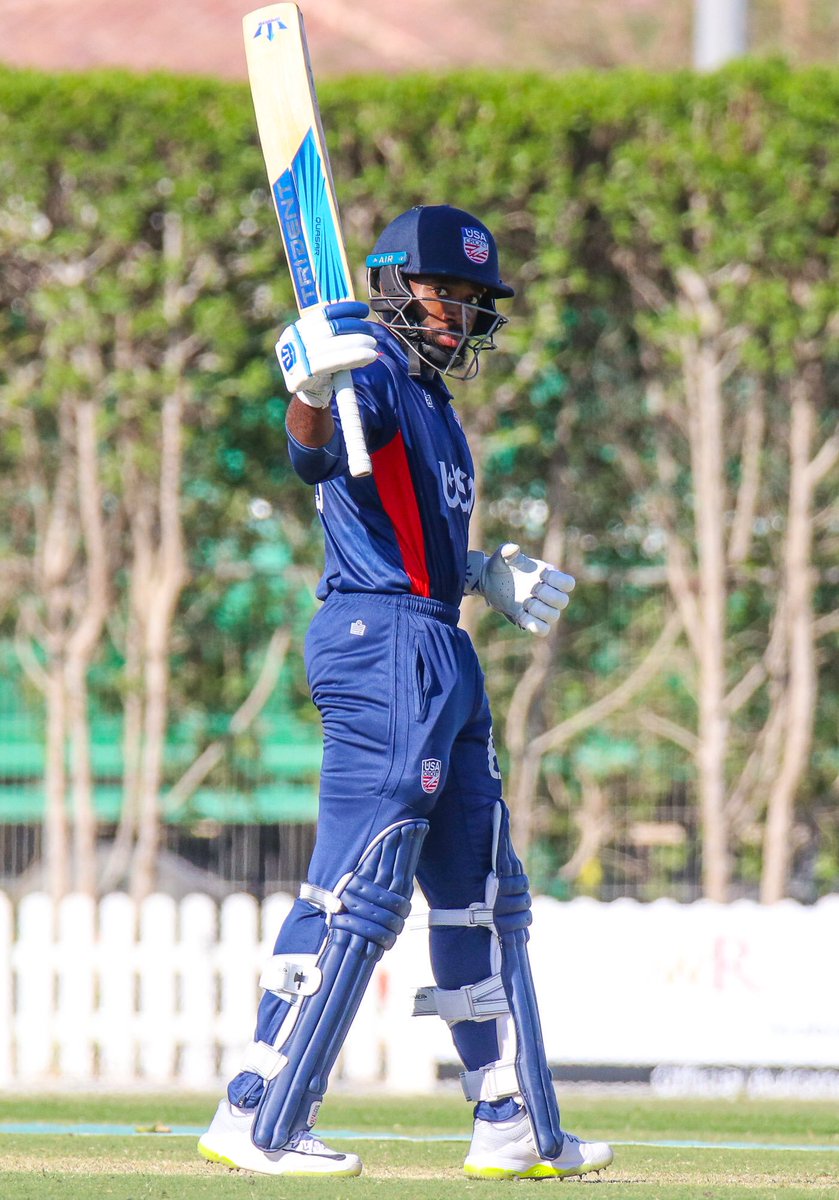 This man is here to make his Mark 🇺🇲 Remember the name 👑 @Macca_Jones #usacricket @usacricket