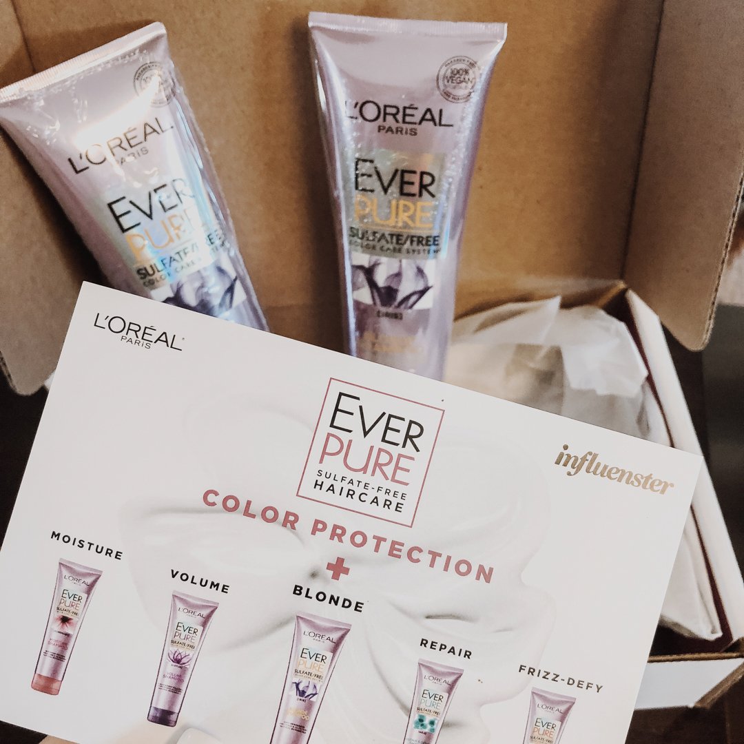 jaceej8's tweet photo. @Influenster  @lorealhair #EverPure #complimentary https://t.co/p7wol60aM6