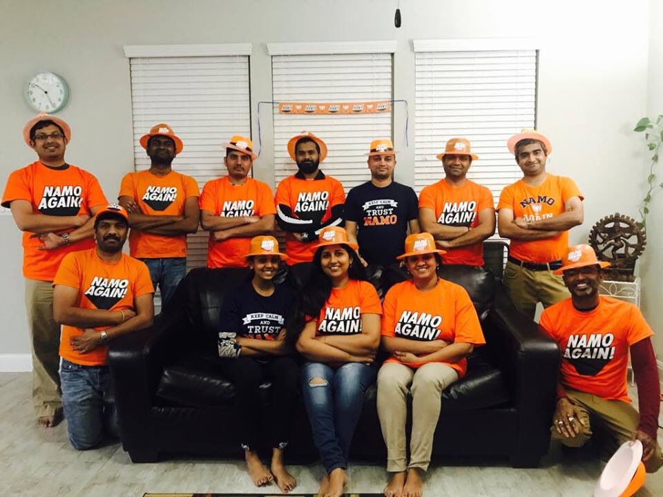 ofbjp_usa's tweet photo. 3. NRIs4Modi supporters gathered for weekly callathon in Houston, TX. They have been meeting twice a week and making hundreds of calls to India every week.
4. Tampa, FL team organized a chai pe charcha and made hundreds of calls.
#NRI4MODI https://t.co/6xpE07jS6p