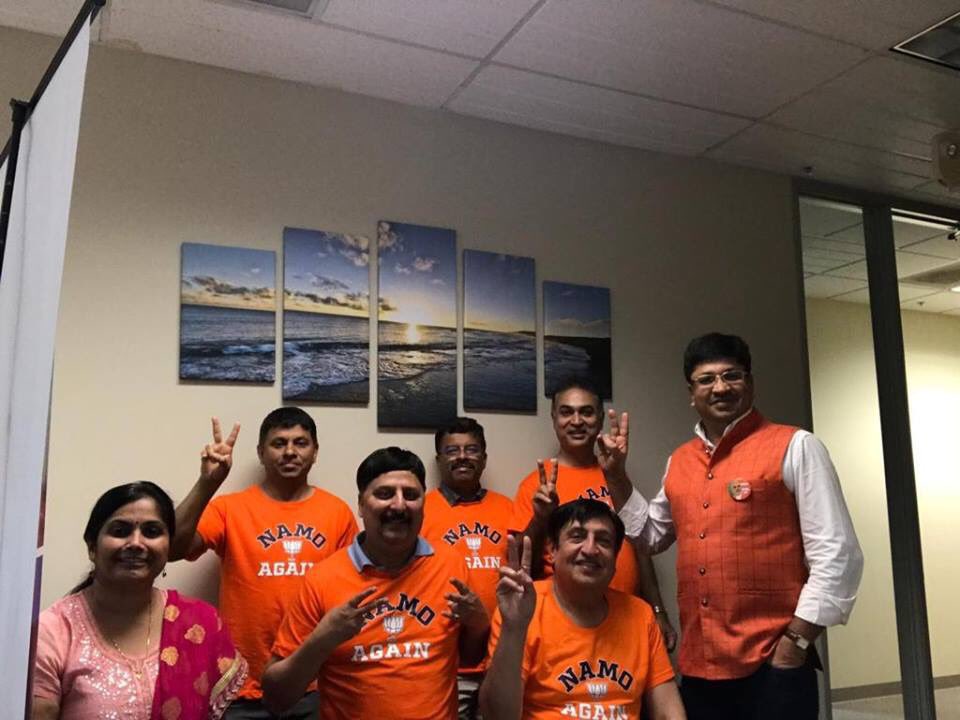 ofbjp_usa's tweet photo. 8. NRIs organized chai pe charcha in Auston, TX and made videos to appeal to voters.
9. Dallas, TX NRIs organized Chai Pe Charcha.
10. NRIs gathered in many cities including New York, Charlotte, Detriot, Chicago, Seattle and made phone calls.
#NRI4MODI https://t.co/3cbrvLSCA2