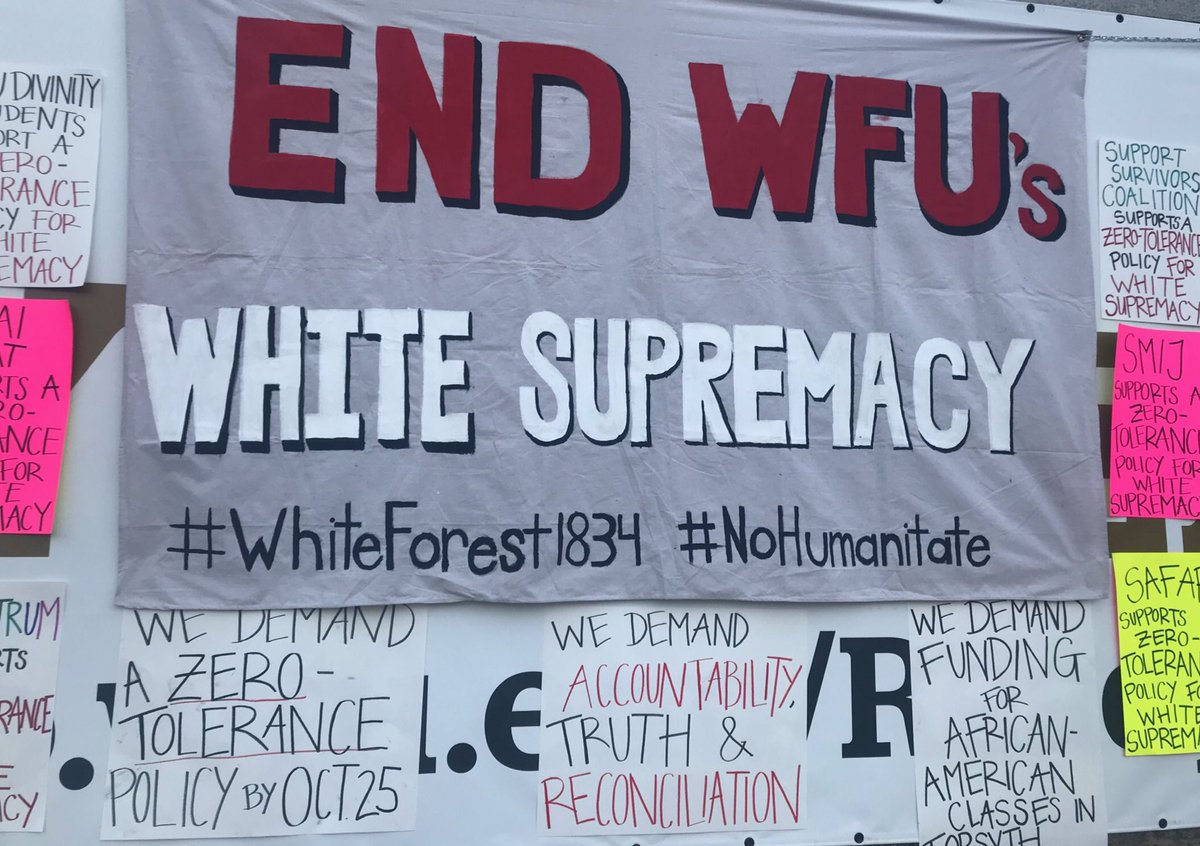 Wake Forest University Anti Racism Coalition On Twitter Today