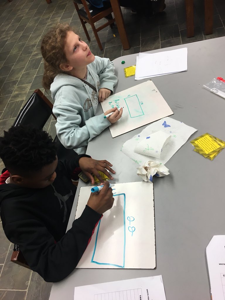 jkelbie_2's tweet photo. If you haven’t done perimeter and area challenges with legos yet... try it! So challenging and fun! Our wonderful Library/Media specialist helped me set it all up! #UMedTech #EDL577 https://t.co/1JmclNkwCd