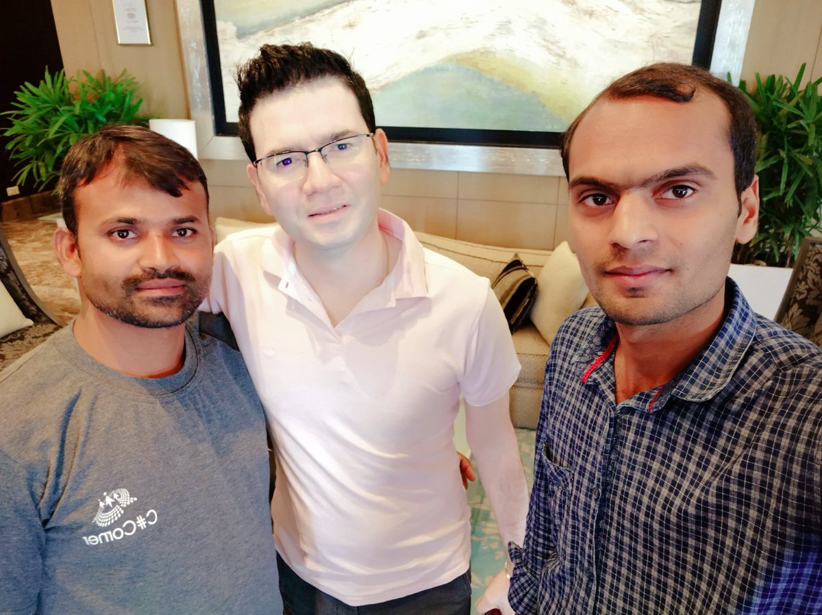 SharpEconomy's tweet image. It was a great pleasure meeting you sir.
@automationnext @DpkTewatia #CSharpCon19