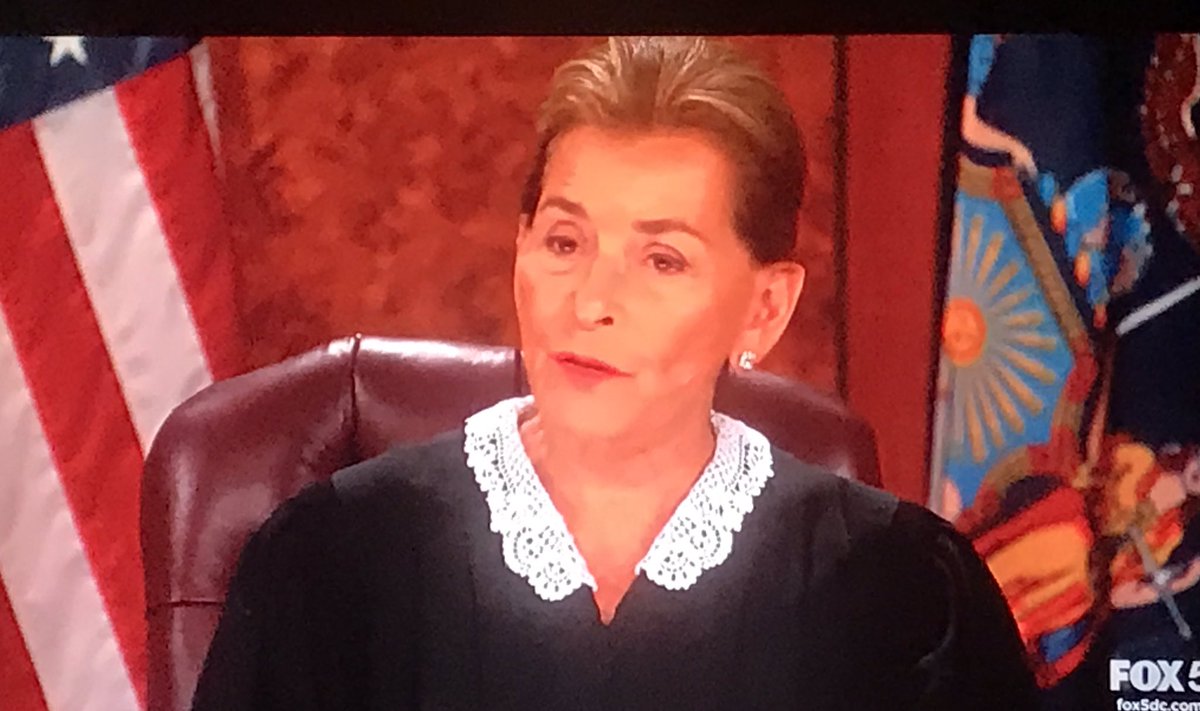 kate bennett on twitter: "breaking: @judgejudy changed her