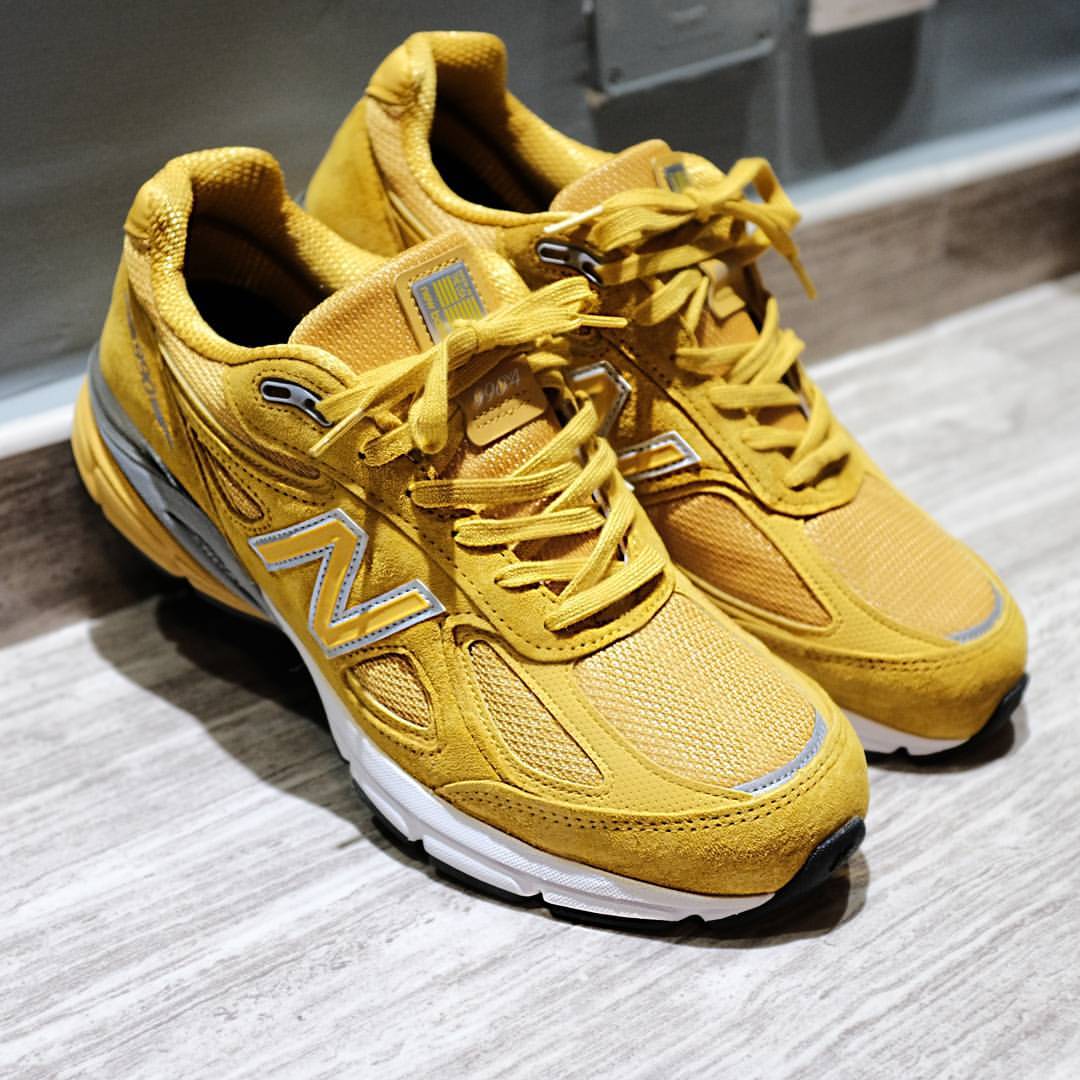 new balance 990 v4 yellow