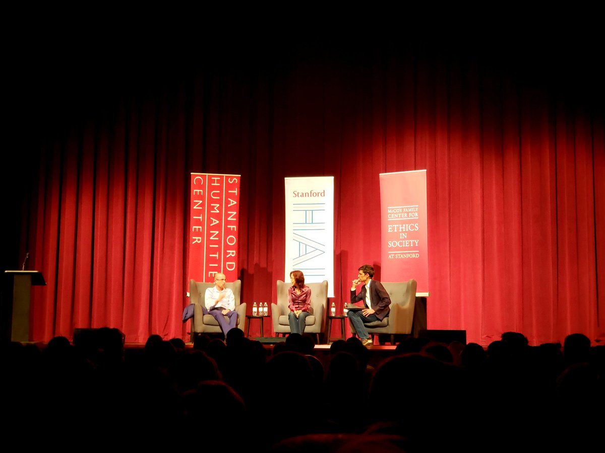 lyouseff's tweet image. Explainable AI will contribute to advance many fields incl. healthcare, legal &amp;amp; finance.. While it&apos;s hard, it&apos;s necessary. At tonight&apos;s debate between historian @harari_yuval &amp;amp; HAI @drfeifei, moderated by @WIRED @nxthompson. #AIHumanity @StanfordHAI @StanfordEthics @Stanford