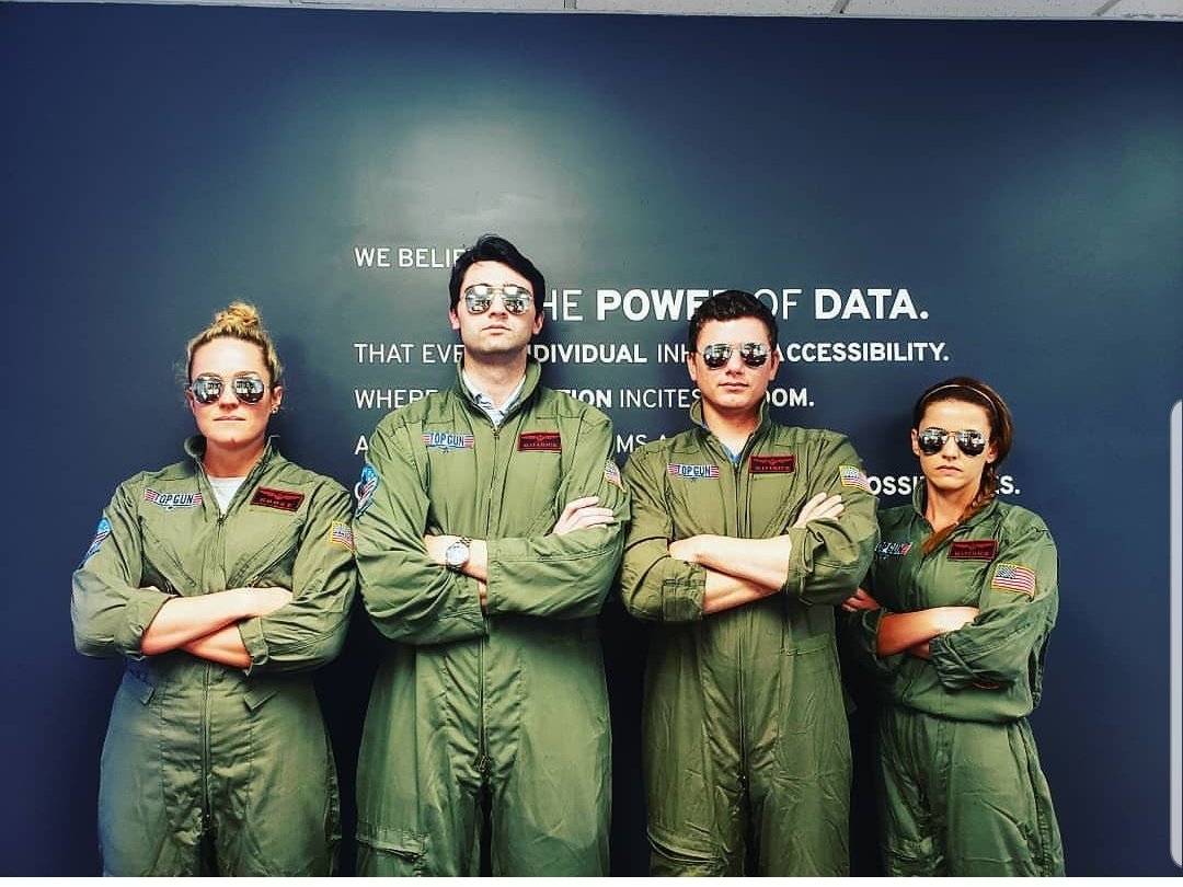 Rachel_Ann_C's tweet image. The @intrinio sales team crushed a goal, earned #FlightSuits, and now we introduce to you: #flightsuitfridays #TopGun #fintech