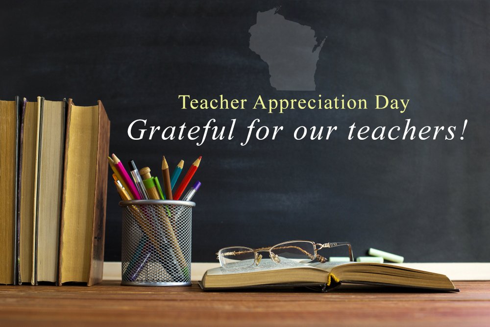 We've all had teachers that have impacted our lives. Thank you to those that continue to make a difference! #TeacherAppreciationDay