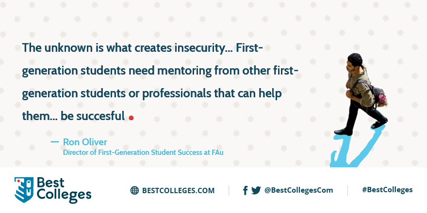 bestcolleges's tweet photo. Mr. Oliver, @FAUfirstgen_dir shared with us some keen insight from his time working with #firstgen students. #StudentSuccess
Read the full interview here: https://t.co/qfPMbGpTu0 https://t.co/9F80e5RM11