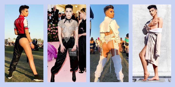 James Charles Most Naked Outfits Will Make You Swear Off Pants. svtn.co/uZK...