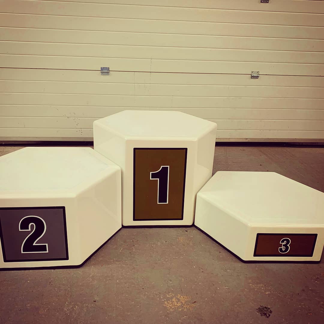 Krazy Races (@krazyraces) on Twitter photo How amazing is this podium made by the amaizng people from Darwin Composites.
We love it and can't wait to see who will be standing on it 👀🏆🥇🥈🥉
#podium #localbusinesses #sponsors #thankyou #shrewsburywackyraces #shropshire #soapbox #shrewsbury How amazing is this podium made by the amaizng people from Darwin Composites.
We love it and can't wait to see who will be standing on it 👀🏆🥇🥈🥉
#podium #localbusinesses #sponsors #thankyou #shrewsburywackyraces #shropshire #soapbox #shrewsbury