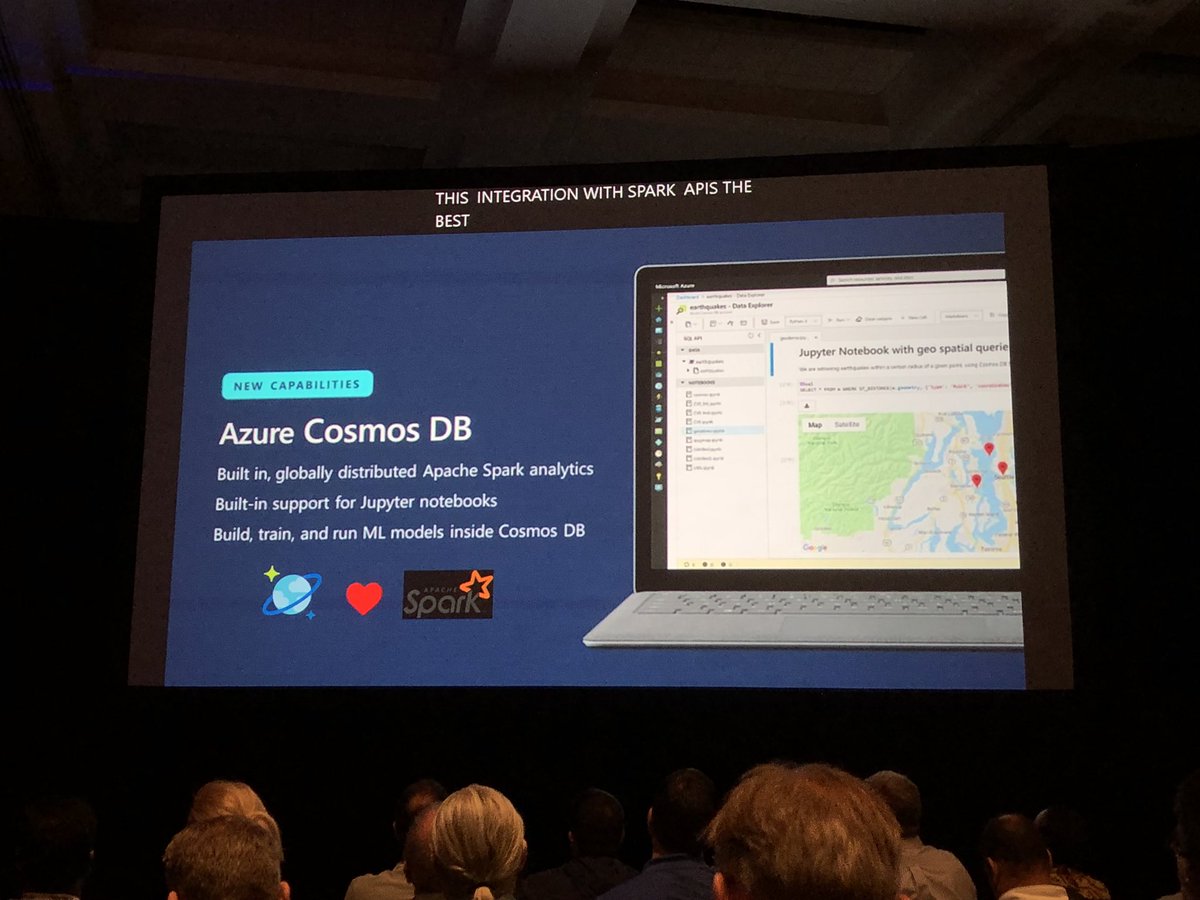 bahree's tweet image. OK this is very cool and whilst I say relatively easy (I know reality is more complex with #MapReduce and @cosmosdb, #Jupyte and #Spark for @NASCAR. Lets do this for @F1 - #racing and #AI #MSBuild Congrats @dharmashukla @RohanKData @aram09