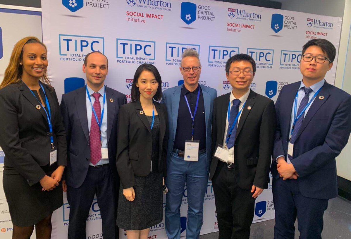 MS in Global Finance seniors Johanna Woldai, Cezar Aragao, Zihan Jiang, Baoying Huang, and Yu An recently participated in the Impact Investing Challenge at Wharton. Congratulations to these Gabelli School of Business students on coming in second place!