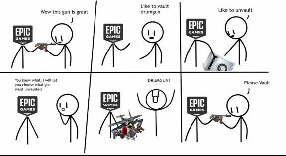 wasconykevin's tweet image. Vault Drum Gun